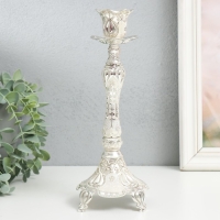 Подсвечник металл на 1 свечу 2,5 см "Деметра" 9х9х23,5 см Подсвечник металл на 1 свечу 2,5 см "Деметра" 9х9х23,5 см