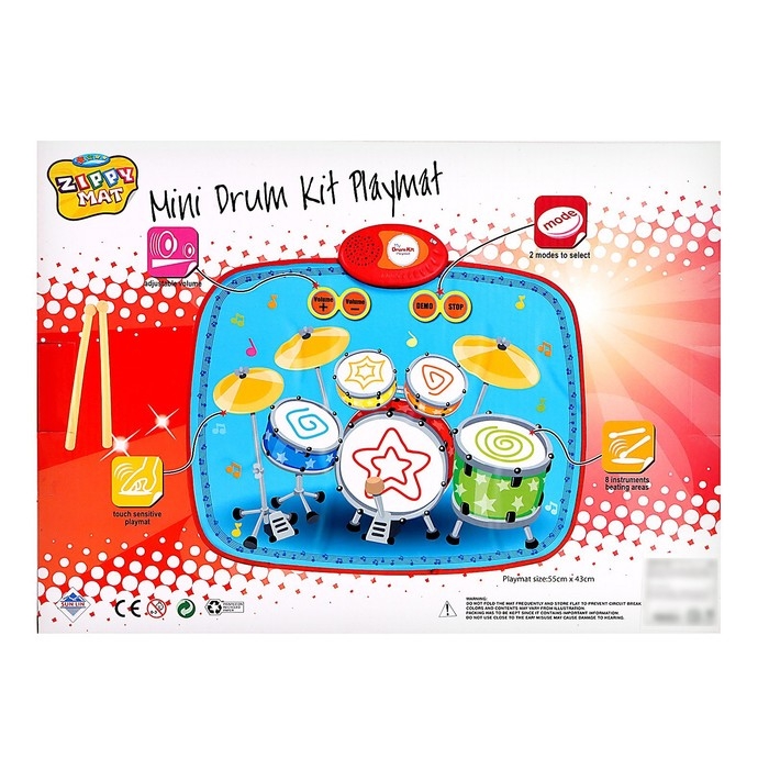 Музыкальный коврик «Барабаны», 55 × 43 см Музыкальный коврик «Барабаны», 55 × 43 см
