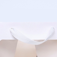 Пакет подарочный, крафт, с окном, &laquo;Белый&raquo;, 20 х 20 х 20 см