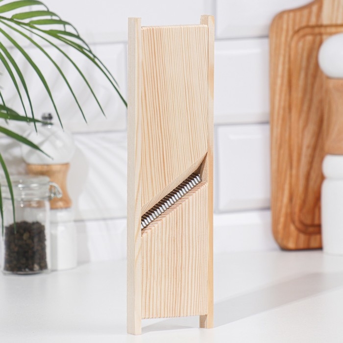 Терка для корейской моркови деревянная Терка для корейской моркови деревянная "ЭКОНОМ" толщина 1,2 см