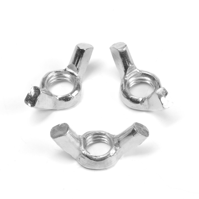 Гайка-барашек ЛОМ, с округлыми лепестками, DIN 315, оцинкованная, М10, 5 кг Гайка-барашек ЛОМ, с округлыми лепестками, DIN 315, оцинкованная, М10, 5 кг