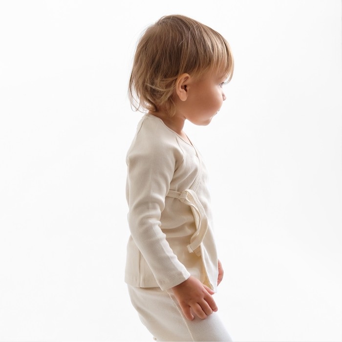 Комплект детский (кофта и штаны) MINAKU, цвет молочный, рост 74-80 см