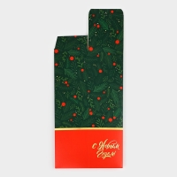 Коробка подарочная новогодняя складная &laquo;Новогодняя &raquo;, 9.5 х 32.5 х 9.5 см, Новый год