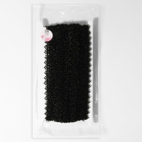 Тесьма декоративная, 20 мм, 10 &plusmn; 1 м, цвет чёрный