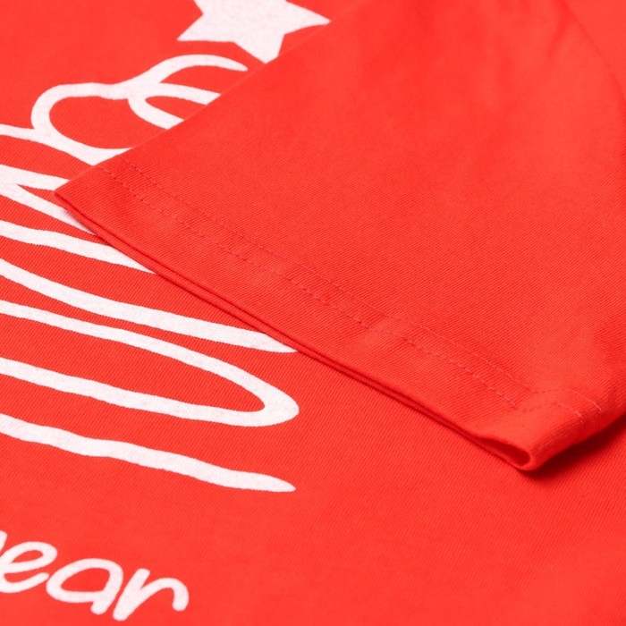 Футболка детская, цвет красный, рост 152 см