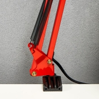 Лампа настольная Е27 40Вт красная 94х16,5х16,5 см RISALUX Лампа настольная Е27 40Вт красная 94х16,5х16,5 см RISALUX