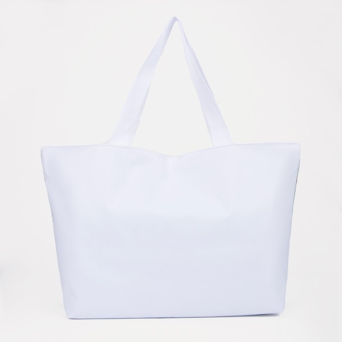 Сумка пляжная на молнии, цвет бирюзовый Сумка пляжная на молнии, цвет бирюзовый