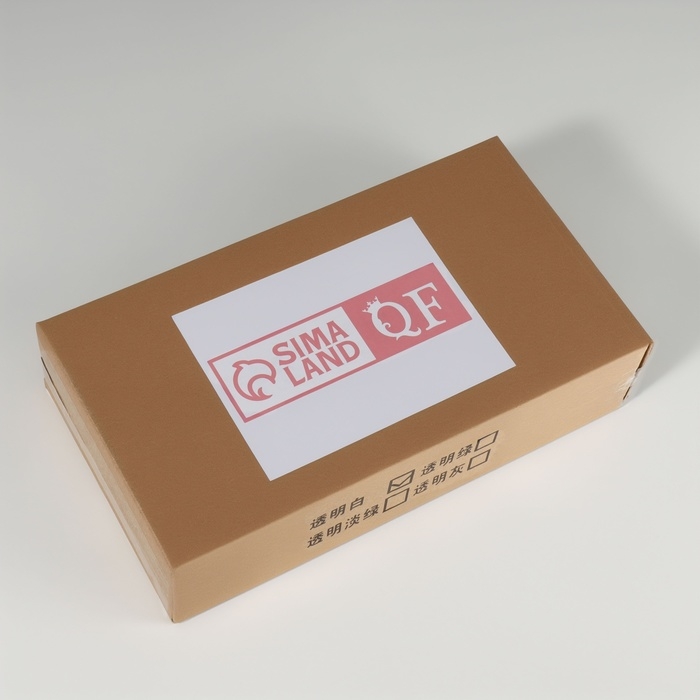 Органайзер для хранения &laquo;CRISTAL&raquo;, 2 секции, 28 &times; 15 &times; 26 см, цвет прозрачный