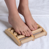 Массажёр &laquo;Барабаны&raquo;, 24,5 &times; 19,5 &times; 4 см, деревянный, 5 комбинированных рядов