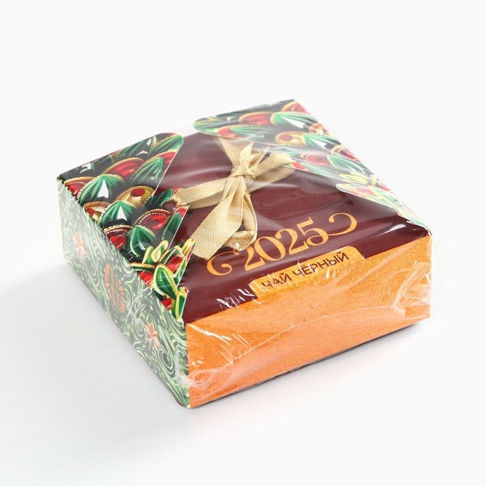 Чай чёрный, в коробке - шкатулке «Ёлка 2025» , 20 г. Чай чёрный, в коробке - шкатулке «Ёлка 2025» , 20 г.