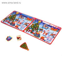 Книга картонная &laquo;Новогодние липучки&raquo;, 12 стр.