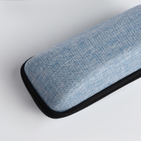 Футляр для очков на молнии, длина 17 см, цвет голубой Футляр для очков на молнии, длина 17 см, цвет голубой