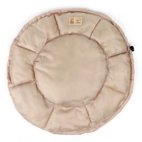 Лежанка для кошек и собак двусторонняя бежевая, 50-30х12 см Лежанка для кошек и собак двусторонняя бежевая, 50-30х12 см