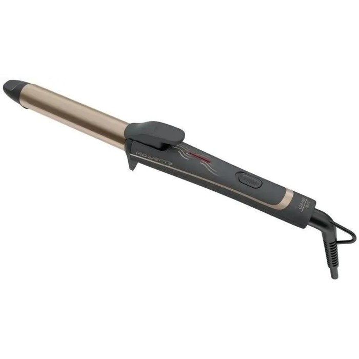 Плойка Rowenta CF3227F0, 43 Вт, керамическое покрытие, d=25 мм, шнур 1.8 м, чёрно-бежевая Плойка Rowenta CF3227F0, 43 Вт, керамическое покрытие, d=25 мм, шнур 1.8 м, чёрно-бежевая