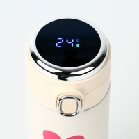 Термос с индикатором &laquo;Теплота&raquo;, 400 мл, сохраняет тепло 6-8 ч