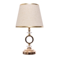 Настольная лампа с подсветкой "Рунди" Е27 40Вт золото 24х24х41 см Настольная лампа с подсветкой "Рунди" Е27 40Вт золото 24х24х41 см