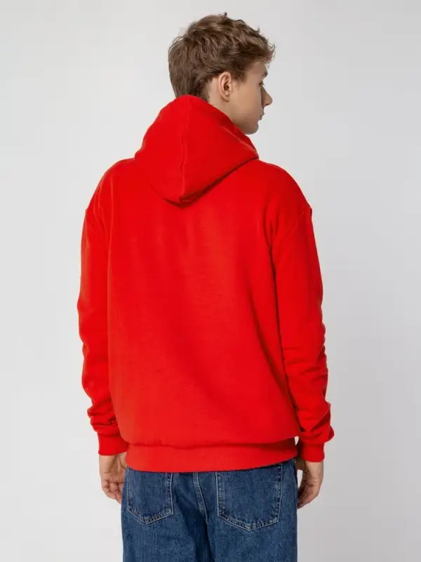 Толстовка с капюшоном Unit Kirenga Heavy красная, размер XS