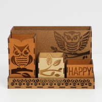 Органайзер для канцелярии настольный &laquo;Совы&raquo;