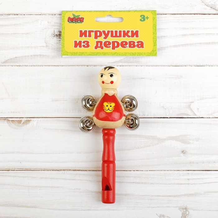 Погремушка с бубенцами &laquo;Букашки&raquo;, цвета МИКС