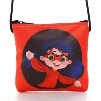 Сумка-кошелёк, для девочки через плечо "Супер девочка", 13х13х2 см Сумка-кошелёк, для девочки через плечо "Супер девочка", 13х13х2 см