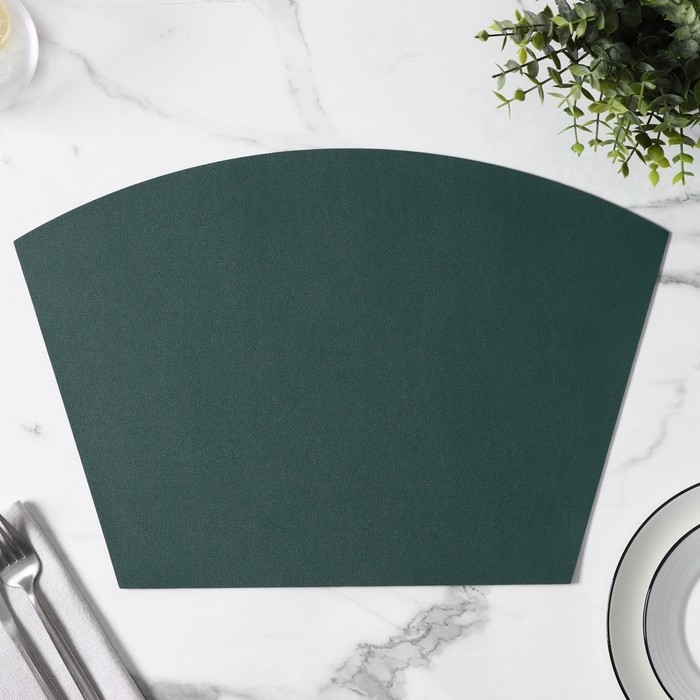 Салфетка сервировочная на стол &laquo;Тэм&raquo;, 30&times;44 см, цвет зелёный