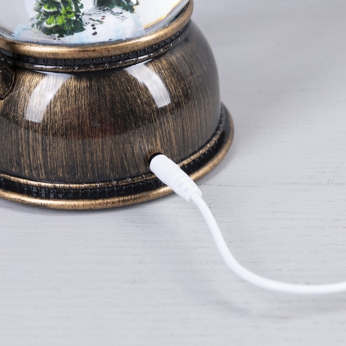 Светодиодная фигура «Фонарь со снеговиком» 13 × 19 × 11 см, пластик, батарейки ААх3 (не в комплекте), USB, свечение тёплое белое Светодиодная фигура «Фонарь со снеговиком» 13 × 19 × 11 см, пластик, батарейки ААх3 (не в комплекте), USB, свечение тёплое белое