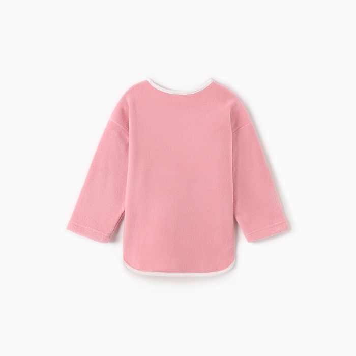 Свитшот детский MINAKU: Fleece Soft, цвет розовый, рост 110 см