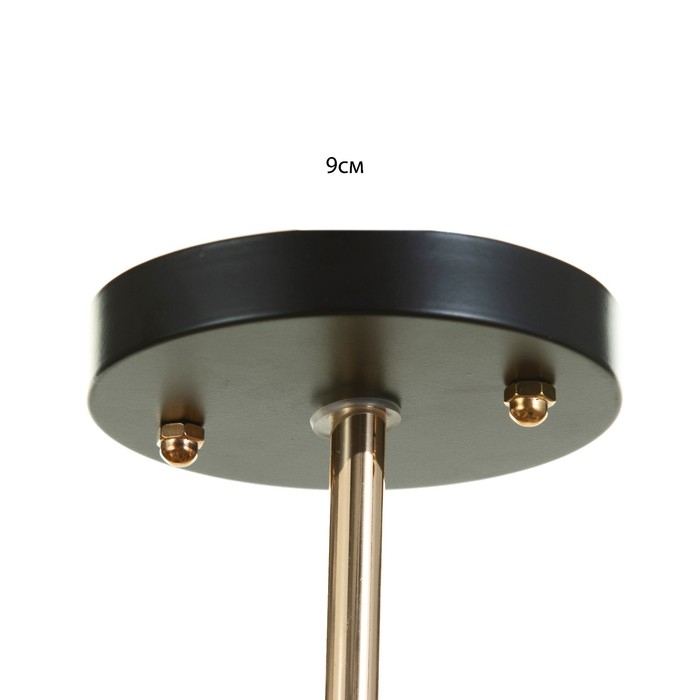 Люстра Люстра "Рузанна" 2хЕ27 40Вт черно-золотой 48х26х27 см BayerLux