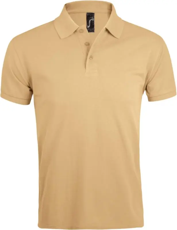 Рубашка поло мужская Prime Men 200 бежевая, размер S