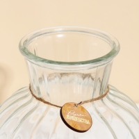 Ваза для цветов, новогодняя «Крафт», на Новый год 19,5 х 15,6 см Ваза для цветов, новогодняя «Крафт», на Новый год 19,5 х 15,6 см