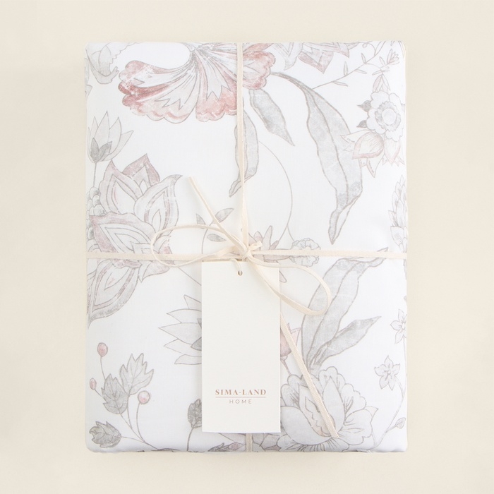 Пододеяльник SL Home Flower glade 180*220 см, сатин, 140 гр/м2, 100% хлопок