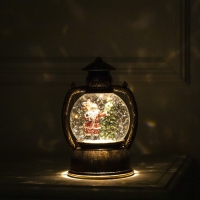 Светодиодная фигура «Фонарь с Дедом Морозом» 13 × 19 × 11 см, пластик, батарейки ААх3 (не в комплекте), USB, свечение тёплое белое Светодиодная фигура «Фонарь с Дедом Морозом» 13 × 19 × 11 см, пластик, батарейки ААх3 (не в комплекте), USB, свечение тёплое белое