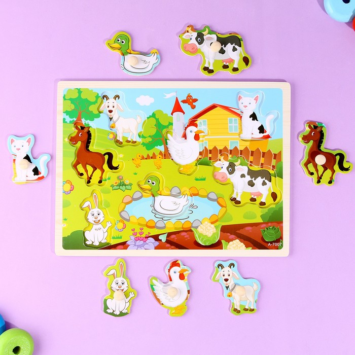 Рамка-вкладыш «Животные на ферме» Рамка-вкладыш «Животные на ферме»