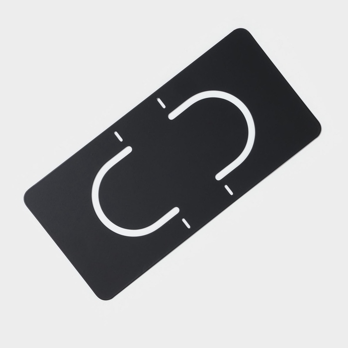 Салфетница Доляна &laquo;Трансформер&raquo;, 10&times;12 см, чёрная