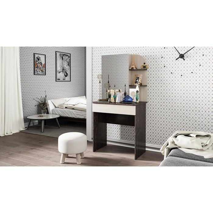 Стол туалетный Майя, 700х1475х442, Венге Цаво/Дуб Белфорт Стол туалетный Майя, 700х1475х442, Венге Цаво/Дуб Белфорт