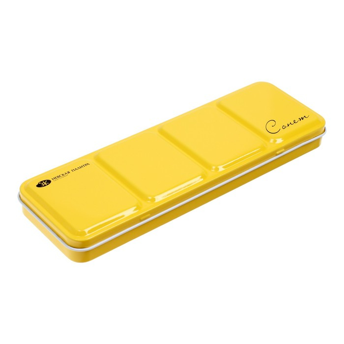 Акварель художественная в кюветах, 21 цвет х 2.5 мл, ЗХК Акварель художественная в кюветах, 21 цвет х 2.5 мл, ЗХК "Сонет", в металлическом пенале, 351101514