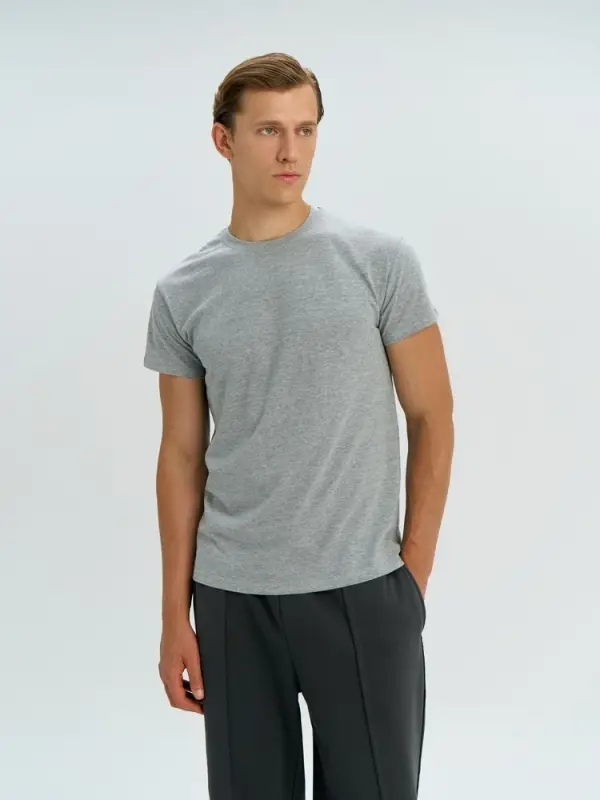 Футболка Regent 150 серый меланж, размер 3XL Футболка Regent 150 серый меланж, размер 3XL