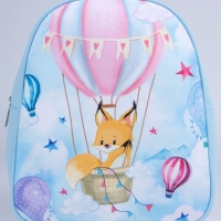 Рюкзак детский для девочки &laquo;Полёт на воздушном шаре&raquo;, 27х23 см
