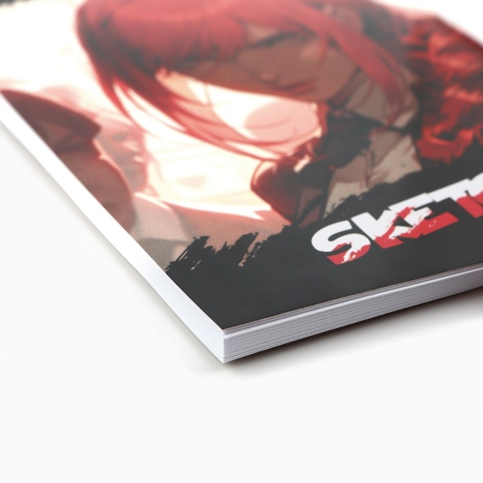 Скетчбук А5, 40 листов, 100 гр &laquo;Аниме. Девушка&raquo;