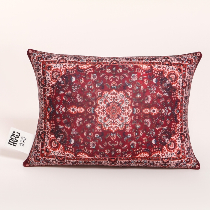 Подушка - антистресс &laquo;Ковёр&raquo;, бордовая