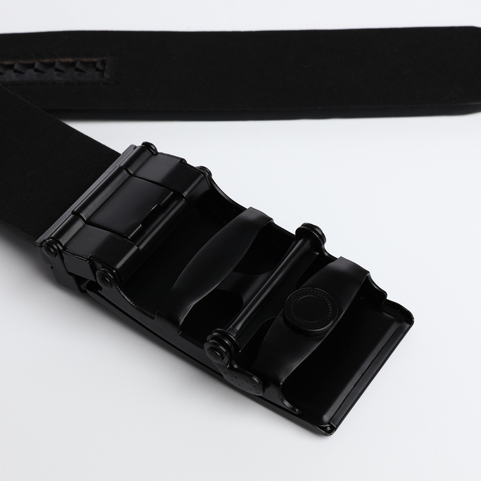 Ремень мужской «Великан», ширина 4 см, автомат, пряжка металл, цвет чёрный Ремень мужской «Великан», ширина 4 см, автомат, пряжка металл, цвет чёрный