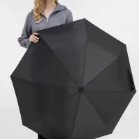 Зонт складной Fiber, черный