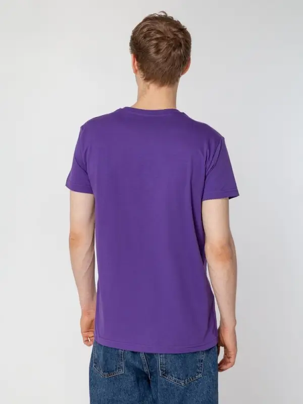 Футболка унисекс T-bolka 160, фиолетовая, размер S