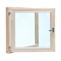 Окно, 60&times;60см, двойное стекло ХВОЯ