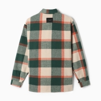 Рубашка мужская в клетку MIST, размер 50, зеленый