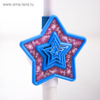 Микрофон музыкальный на стойке &laquo;Холодное сердце&raquo;, звук, свет