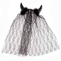 Карнавальный ободок &laquo;Чёртик&raquo; с фатой