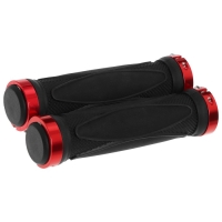 Грипсы STG HL-G202, 130 мм, цвет чёрный/красный Грипсы STG HL-G202, 130 мм, цвет чёрный/красный