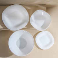 Сервиз столовый Luminarc Carine, стеклокерамика, 19 предметов, цвет белый Сервиз столовый Luminarc Carine, стеклокерамика, 19 предметов, цвет белый