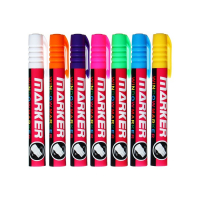 Набор меловых маркеров для стекла, 7 цветов, LED Набор меловых маркеров для стекла, 7 цветов, LED